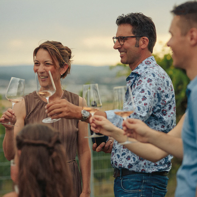 Vintage presentation at the winery